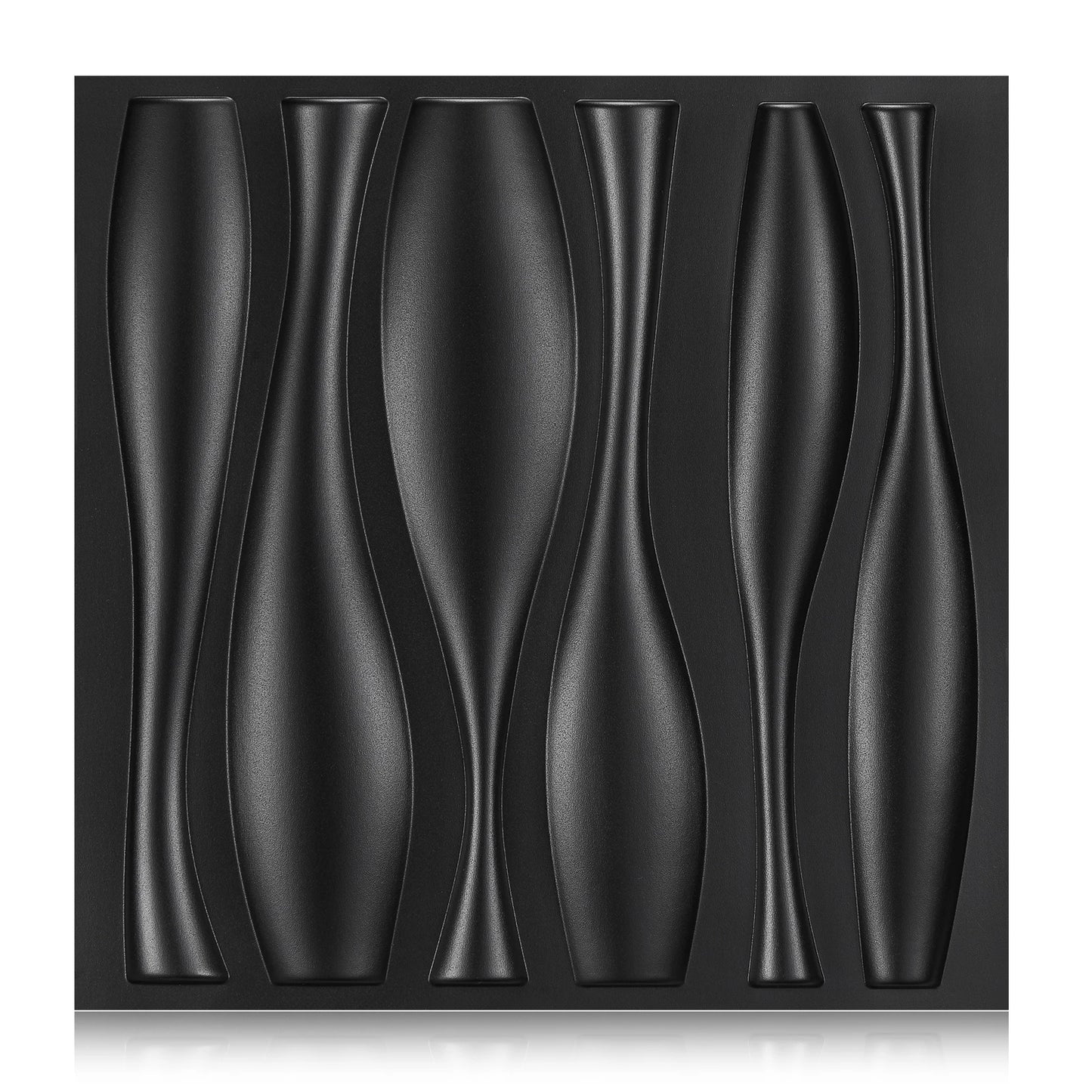 Panneaux Muraux 3D Noir