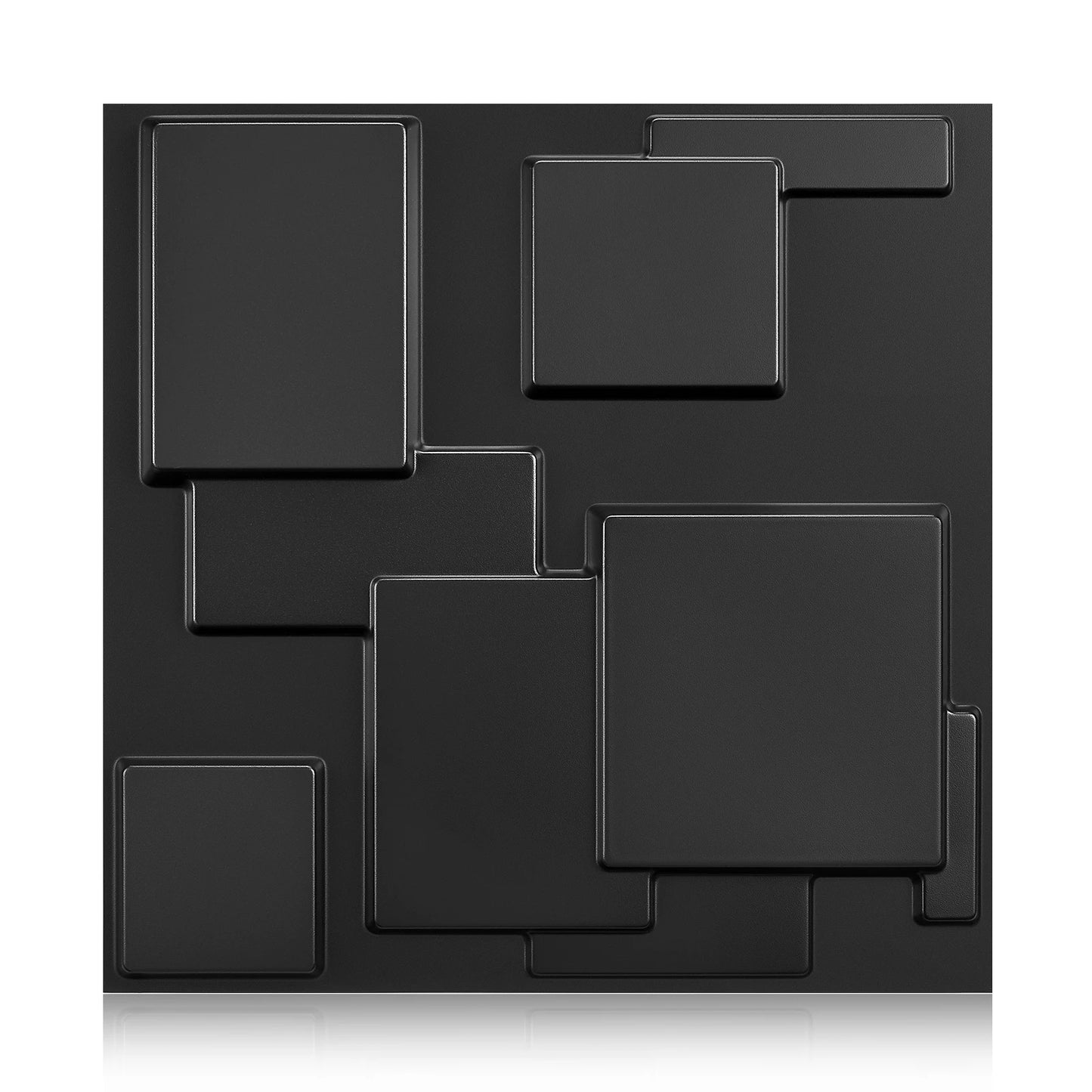 Panneaux Muraux 3D Noir